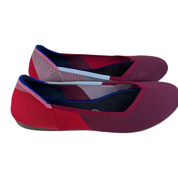 Rothy’s Berry Colorblock Flats Size 9.5 - Picture 5 of 7